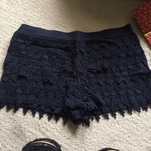 Navy blue shorts